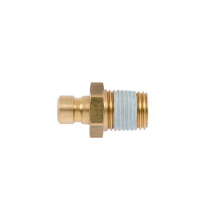 Parker 86SBAK13MVX Series 86 Quick Connect Plug International Profile Brass Male Thread Tapered FKM 13 mm