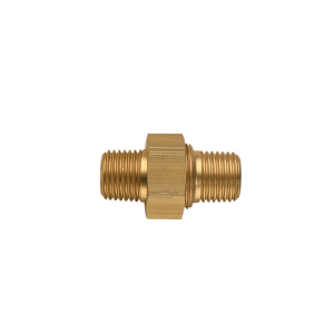 Parker LD10/10K Adaptor Fittings Brass Nipple Connector Equal Male / Male Industrial Fluids BSPP / BSPP Inlet
