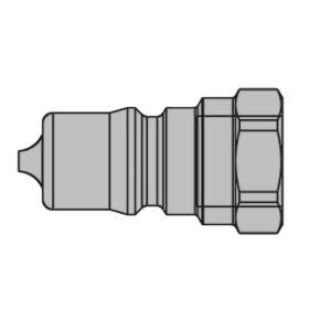 Parker TIB3821N TEMA Series TIB3800 3/8" Steel Plug w/ Pressure Eliminator, Female NPT
