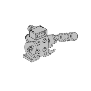 Parker TMFC3333QAAR C-Line Standard Coupling Plate with Protective Cap (4 x 3/8" Couplings), 14-pole Electrical Connection & Single Lever, fixed