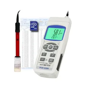 PCE Instruments PCE-228-R Redox-Meter ORP 14 Electrode SD Memory Card (2 GB)