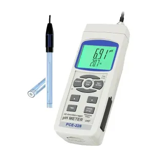 PCE Instruments PCE-228SF Surface pH-Meter with Electrode EPX-3 and SD Memory Card (2 GB)