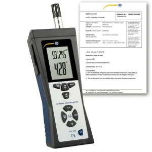 PCE Instruments PCE-320-ICA Thermo Hygromete with External Temperature Sensor w/ ISO Certificate