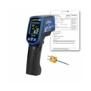 PCE Instruments PCE-779N-ICA Infrared Thermometer with Thermocouple (max. 200C / 392F) w/ ISO Certificate