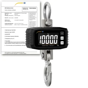 PCE Instruments PCE-CS 1T-ICA Crane Scale Maximum Capacity 2204 lbs w/ ISO Certificate