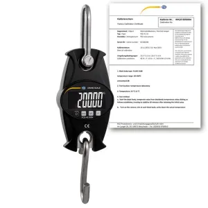 PCE Instruments PCE-HS 200N-ICA Hanging Scales with Metal Housing Up to 200 kg Measuring Range w/ ISO Certificate