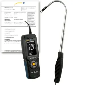 PCE Instruments PCE-HWA 30-ICA Hot Wire Anemometer with Data Logger w/ ISO Certificate