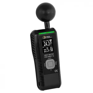 PCE Instruments PCE-WBGT 10 Heat Stress Meter with WBGT Measurement and Backlit LCD Display 0 to 50 C