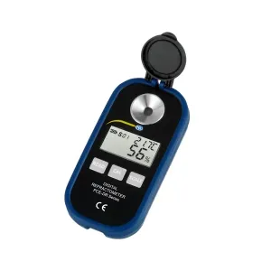 PCE Instruments PCE-DRS 2 Waterproof Handheld Digital Refractometer for Determining the Salinity or Salt Content Up to 100% Measuring Range