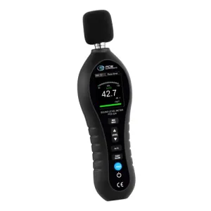 PCE Instruments PCE-324 Sound Meter with LC Colour Display with Backlight and Numerical Values and Traffic Light Display