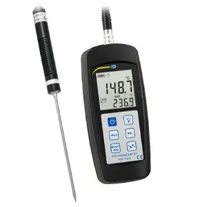 PCE Instruments PCE-T 318 Food Thermometer with Min, Max and Mean Value Function