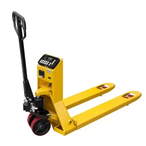 PCE Instruments PCE-EI-1P PT2T-2-M Hand Pallet Truck Scale with Printer and Dual Range Weighing Up to 2000 kg