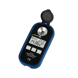 PCE Instruments PCE-DRW 1 Waterproof Handheld Digital Brix Refractometer for Gavity of Beer and Similar Liquids Up to 50% Brix Measuring Range