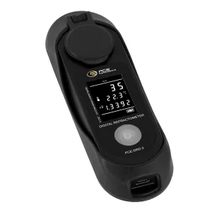 PCE Instruments PCE-DRD 2 Waterproof Handheld Digital Refractometer for Determining the Salinity Up to 280 per mille Measuring Range