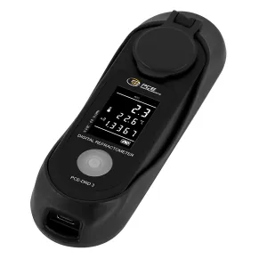 PCE Instruments PCE-DRD 3 Waterproof Handheld Digital Refractometer for Determining the Salinity Up to 28.5% Measuring Range