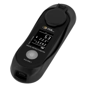PCE Instruments PCE-DRG 7 Handheld Digital Refractometer for Determining Dimethylformamide Up to 100% Measuring Range