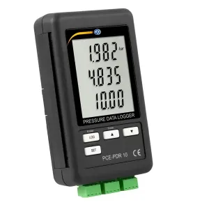 PCE Instruments PCE-PDR 10 Pressure Data Logger with Three Sensor Connections