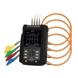 PCE Instruments PCE-PA 8500 Three-Phase Power Analyzer with Data Logger and Flexible Current Clamps Up to 3000 A Measuring range