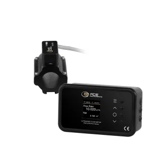 PCE Instruments PCE-UFM 20PVC PCE-UFM-PVC Series Ultrasonic Flow Meter for PVC Pipes with a Diameter of D20
