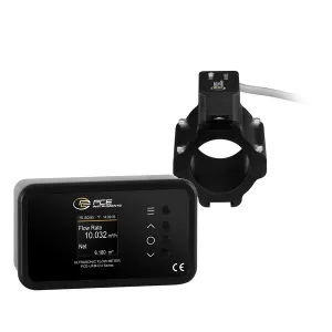 PCE Instruments PCE-UFM 32CU PCE-UFM-CU Series Ultrasonic Flow Meter for Cooper Pipes with a Diameter of D32