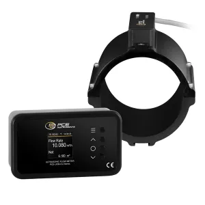 PCE Instruments PCE-UFM 80CU PCE-UFM-CU Series Ultrasonic Flow Meter for Cooper Pipes with a Diameter of D80