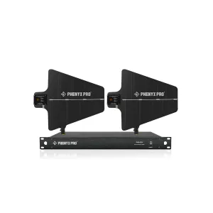 Phenyx Pro PAS-225X Antenna Distribution System Bundle for UHF Wireless Mic Systems (400MHz - 950MHz)