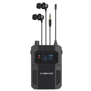 Phenyx Pro PMR-2 Mono Wireless IEM Bodypack Receiver for PTM-11/22/33 (500MHz/900MHz)