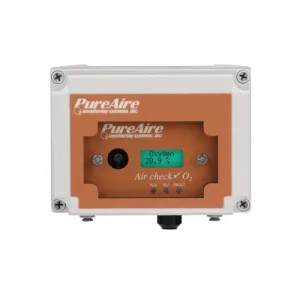PureAire 99029 Sample Draw Oxygen Detector with 10+ Year Sensor