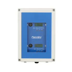 PureAire 99230 Water-Resistant Sample Draw Dual Oxygen (0-25%) and Carbon Dioxide (0-50,000 ppm) Monitor