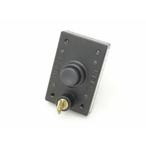 Rees 01920-001 1.00" Push Button with Key Lock