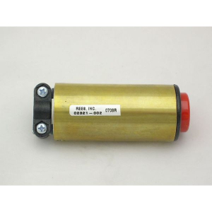 Rees 02321-002 Cylindrical Push Button, Red