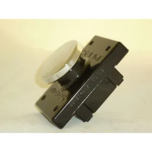 Rees 03727-012 Flat Chrome Plunger Push Button Switch