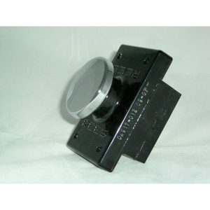 Rees 04917-012 Flat Chrome Plunger Push Button Switch, 2.25" Dia. Chrome