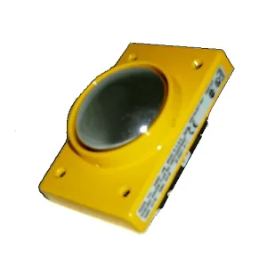 Rees 04960-442 2.25" Mushroom Plunger with Shield and Weatherproof, Yellow Cover