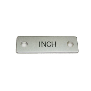 Rees 09001-008 Rectangle Legend Plate, INCH
