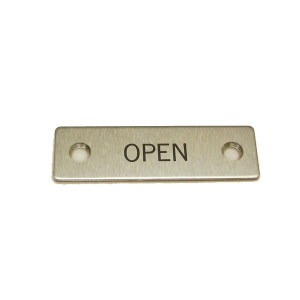 Rees 09001-011 Rectangle Legend Plate, OPEN