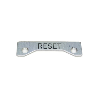 Rees 09002-009 Standard Legend Plate, RESET