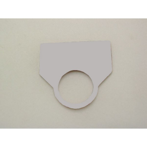 Rees 09008-001 Blank Legend Plate, Clear