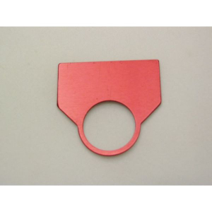 Rees 09007-001 Blank Legend Plate, Red