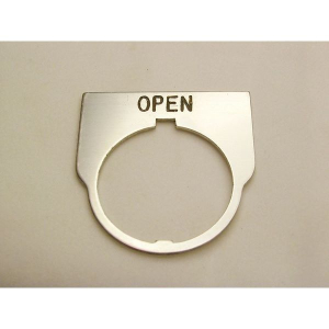 Rees 09014-011 Blank Legend Plate, Clear, OPEN
