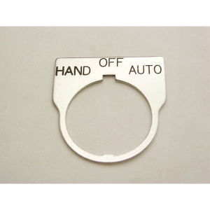 Rees 09014-042 Blank Legend Plate, Clear, HAND OFF AUTO