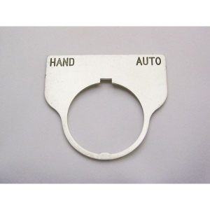 Rees 09014-033 Blank Legend Plate, Clear, HAND AUTO