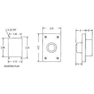 Rees 02221-001 1" Plastic Plunger