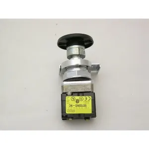 Rees 40102-101 30.5 mm Mushroom and Rope Pull Operator, Black, Operating Force - 8.0 lb