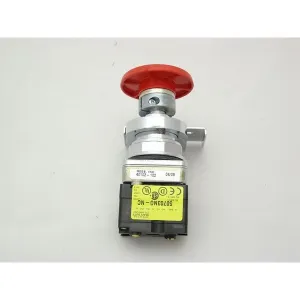 Rees 40102-102 30.5 mm Mushroom and Rope Pull Operator, Red, Operating Force - 8.0 lb