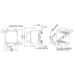 Rees 04945-100 Rope Oper Sequence Switch 2NO