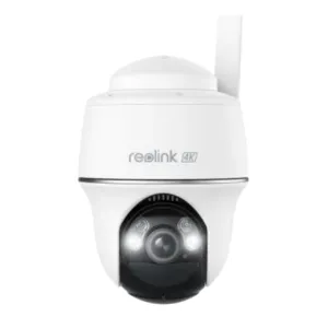 Reolink Go PT Ultra Smart 4K 8MP Wireless 4G LTE PT Battery Camera with Color Night Vision Pan/Tilt Spotlights White