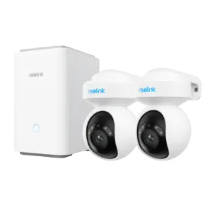 Reolink Home Hub Pro with 2× E1 Outdoor Pro 4K Wi-Fi 6 Security System with PTZ Auto Tracking - Home Hub Pro with 2x E1 Outdoor Pro Cameras