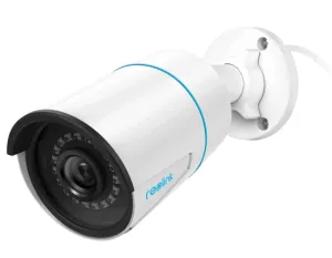 Reolink RLC-510A (White) Smart 5MP PoE Security Camera with Person/Vehicle/Animal Detection Bullet 4.0mm Fixed Lens IP67 Waterproof White