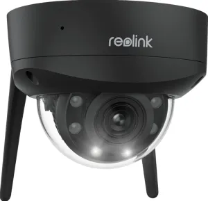 Reolink RLC-843WA (Black, Wi-Fi 5) 4K IK10 Vandal-Proof Wi-Fi 5 Security Camera with 5X Optical Zoom 8MP 2.4/5 GHz Spotlights Two-Way Audio Black